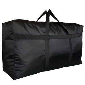 High Quality Big Black <b>Storage</b> Luggage Bags Custom <b>Waterproof</b> Large <b>Outdoor</b> Duffel Bag for Family Vacation - Product Image 1
