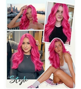 ผมต่อแบบสกินเวฟท์ Genius Brazilian เกรด 12a  ไม่พันกัน 100% เวอร์จิ้น เรมี่ แท้ น้ำหนัก 50 กรัม สีชมพู รุ่น Pink Butterfly Wefts - Product Image 5