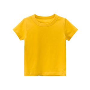 Ropa de Bebé, Ropa para Niños Pequeños, Niña, Niño, Verano, Cuello Redondo, Color Sólido, Camiseta, 2021, Lista para Usar - Product Image 5