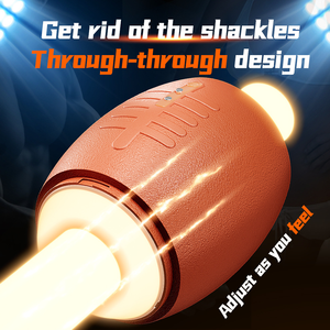 Rugby 10 inserzione di frequenza succhiare pene vibranti Trainer masturbatore elettrico aereo tazza massaggiatore di alta qualità giocattoli sessuali maschili - Product Image 4