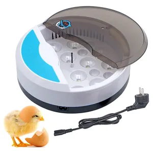 9 Mini Eggs Incubator Brooder Bird Quail Chick Hatchery Incubator Poultry Hatcher LED Temp Control Home Farm Incubation Tools