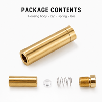 22.5*7.5mm 5.6mm boîtier de Diode Laser coque ressort avec métal 200nm-1100nm lentille de collimation bricolage pour Module LD Module Laser