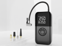 Pompe à air pour voiture certifiée CE ROHS IEC, pompe à air numérique électrique portable sans fil, compresseur d'air pour voiture 12 V