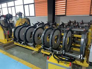 Machine <span class=keywords><strong>de</strong></span> soudage par fusion bout à bout hydraulique HDPE 220V 3.95KW DN63-DN200 - Product Image 6