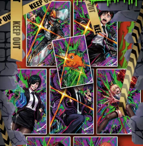 การ์ดเล่นลายตัวละครจากอนิเมะญี่ปุ่น <span class=keywords><strong>Chainsaw</strong></span> <span class=keywords><strong>Man</strong></span> รุ่น A6 ทำจากกระดาษสี ของสะสมสำหรับเด็ก เหมาะเป็นของขวัญวันหยุด - Product Image 3