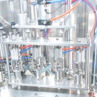 Machine automatique de remplissage et de bouchage de sachets à bec verseur rotatif en acier inoxydable 304 pour jus, sauces, détergents et Doypack