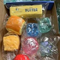 Lot de 8 jouets TPR Squishy amusants, boîte mystère sensorielle anti-stress, jouets Squishies à récupération lente, cadeau de Noël