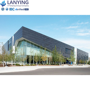 Chuyên nghiệp đúc sẵn kim loại hội thảo xây dựng công nghiệp thép nhẹ prefab kho cho văn phòng sử dụng - Product Image 2