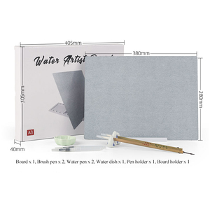 2020 Amazon PPmedio ambiente A3 agua bloc de dibujo portátil dibujo Zen artista agua pintura tablero de dibujo gráfico Junta - Product Image 6