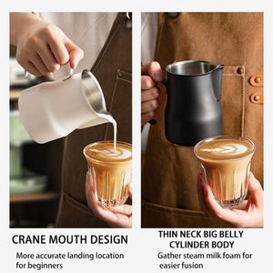Embody Custom logo Pitcher Milk Latte Art Frothing Jug Stainless Steel Pitcher for Coffee Barista - Product Image 4