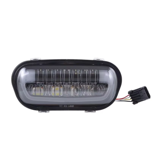 YongJin Dual LED DRL Moto Phare Salut-bas Faisceau Led Phare pour <span class=keywords><strong>Fat</strong></span> <span class=keywords><strong>Bob</strong></span> FXFB FXFBS 2018 <span class=keywords><strong>2019</strong></span> - Product Image 1