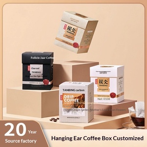 Custom Printed Double-Slot Drip Coffee <b>Boxes</b> Food-Grade <b>White</b> Cardstock Bulk Orders - Product Image 1