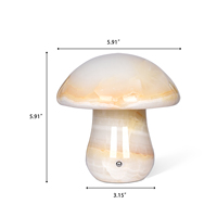 Lampe de table LED moderne en céramique et marbre naturel, écologique, étanche, multicolore, pour salon, avec abat-jour, batterie incluse, 50 000 heures d'autonomie