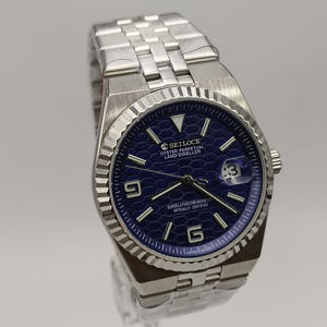 Reloj de Pulsera Mecánico Personalizado para Hombre, con Movimiento NH35, Cristal de Zafiro Luminoso de Alta Calidad, 5 BAR, Venta al Por Mayor OEM - Product Image 4