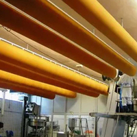 Tissu ignifuge de niveau B1, écologique, pour conduits d'air et trous de ventilation, idéal pour l'industrie et les écoles, offrant un service optimal