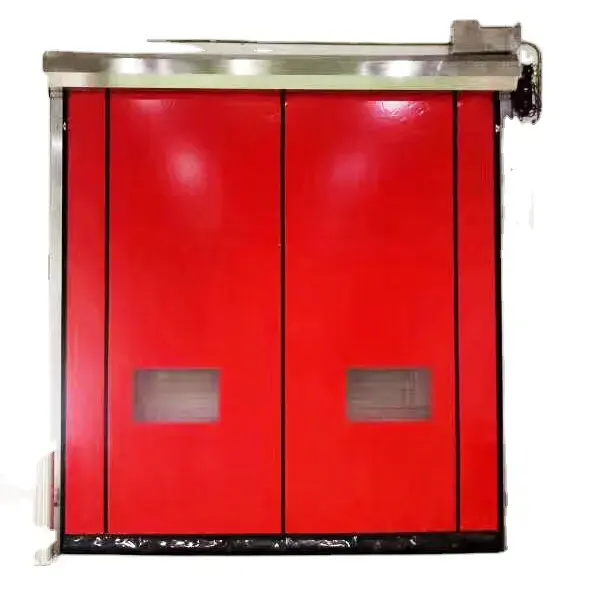 Fully automatic high quality workshop high speed PVC zipper rapid-roll door quick door