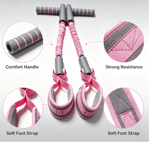 Attrezzo Portatile per Palestra Domestica con Pedale e Banda di Resistenza per Modellare Tutto il Corpo, per Donne, Braccia, <span class=keywords><strong>Gambe</strong></span>, Core, Yoga, Pilates, Esercizio Quotidiano - Product Image 3