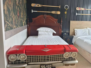 Caja de almacenamiento de modelo de coche Chevy de hierro Vintage, gabinete de escultura artesanal de Metal como decoración de pared para el Día del Padre, <span class=keywords><strong>Bar</strong></span>, tienda, muebles - Product Image 2