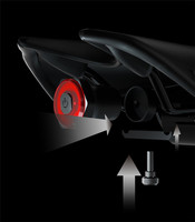 Lampu Belakang Sepeda Pintar, Lampu Rem Sensor Cerdas Otomatis Nyala Mati, Tahan Air IPX6, Lampu Belakang Sepeda Isi Ulang USB