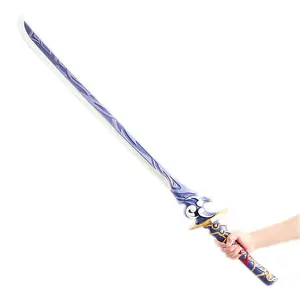 PU köpük ışık oyunu genshin darbe anime Kamisato Ayaka samuray oyuncak kılıçlar çocuklar için