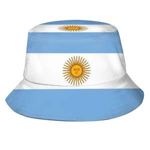 Logo en gros Argentine <span class=keywords><strong>Andorre</strong></span> Koweit Espagne souvenirs touristiques chapeau seau brodé personnalisé pour les filles - Product Image 4