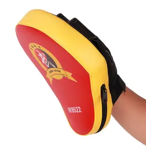 Vente en gros Punching Kickboxing Sanda Cuir Muay Thai Mitaines de boxe Entraînement Boxe Focus Pad pour match