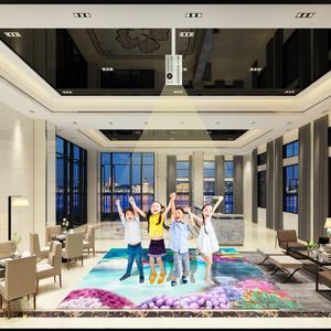 Defilabs 3D Interaktives Boden projektions system All In One Lumen Interaktiver Boden wand projektor 80 Spiele mit Telefon-App - Product Image 2