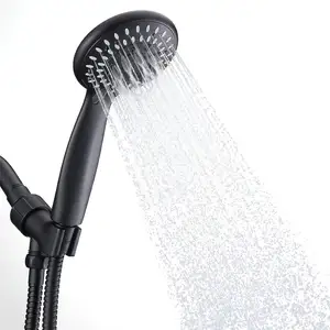CUPC watermark watersence CE 5 modalità funzione soffione doccia in ABS nero massaggio soffione doccia portatile
