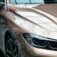 Film de protection de peinture (PPF) transparent en TPU Tranfas 8,5 mil 1,53 x 15 m pour voiture, résistant aux rayures, anti-taches, anti-UV, auto-réparateur