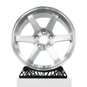 ล้อแม็กซ์ KE Brushed Silver <span class=keywords><strong>TE37</strong></span> Forged Monoblock ขนาด 17 18 19 20 21 22 นิ้ว สำหรับรถยนต์นั่งส่วนบุคคล  5 รู 5x120 5 ก้าน สำหรับรถแข่งโตโยต้า - Product Image 2