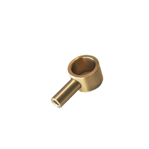 Accessoires de poignée en bois massif avec base en laiton pour armoire, commode, meuble, application extérieure - Product Image 1