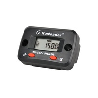 Runleader Tachometer DIGITAL HOUR METER Baru untuk Motorcross/Traktor, Mesin Motor Luar Papan (Outboard), Penggunaan Kelautan, Bahan ABS, Garansi 2 Tahun