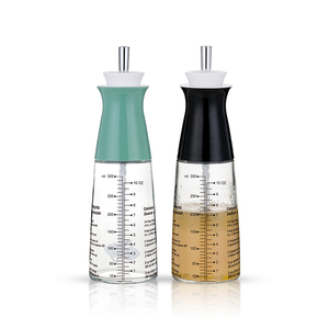 Glass Salad Dressing Shaker chai 320ml Máy xay sinh tố cho Salad Dressing <span class=keywords><strong>Hand</strong></span> Mixer cao <span class=keywords><strong>Jar</strong></span> và tái sử dụng container - Product Image 1