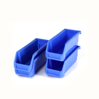 Bacs de stockage rentables et écologiques pour stocks en vrac Caisse empilable empilable en plastique recyclable pour un stockage efficace
