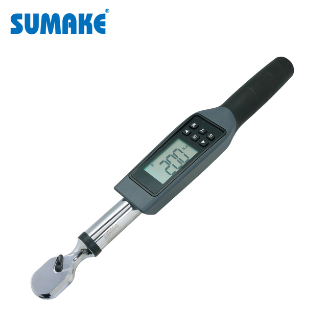 Wholesale OEM Professional-Grade SUMAKE 13.5Nm Max Torque Battery-Operated Digital Torque Wrench with Torque & Angle Control