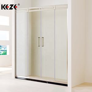 Paneles de Fibra de Vidrio para Baño, Kits de <span class=keywords><strong>Ducha</strong></span> Corredera Cerrada con Puertas y <span class=keywords><strong>Mampara</strong></span> de Acrílico, Diseño Moderno, Certificación CE - Product Image 1