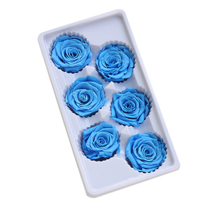 Vente en gros de têtes de roses magnifiques de haute qualité de 5-6 cm, grandes roses préservées, fleurs préservées - Product Image 5