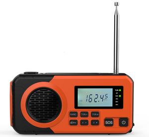 SY-375 Survival Radio với thoa, năng lượng mặt trời/Crank sạc, tầm xa Spotlight & ánh sáng mềm mại cho trường hợp khẩn cấp - Product Image 4