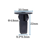Nouveaux clips de fixation automobiles KADIHUI YD01 90189-06157, matériau PP/POM/Nylon de haute qualité, garantie de 12 mois