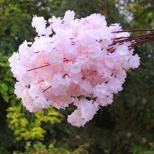 FL-107 decorazione del soffitto fiori rosa rosa artificiale fiori di ciliegio rami di seta <span class=keywords><strong>Sakura</strong></span> per la decorazione di nozze al coperto - Product Image 6