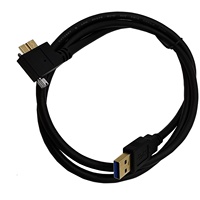 30cm Usb 3.0 ke Micro B sudut kanan pengisian daya & kabel Data dengan kunci sekrup ganda