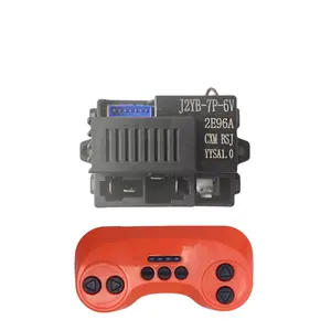 Lorda-receptor y controlador de J2YB-7P-6V para niños, coche pequeño, piezas de juguete