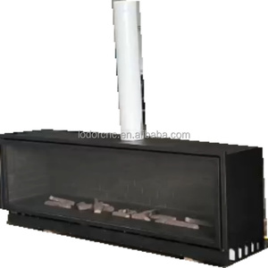 Caminetto a <span class=keywords><strong>Gas</strong></span> da Interno dal <span class=keywords><strong>Design</strong></span> Moderno, GPL o <span class=keywords><strong>Gas</strong></span> Naturale, Misure 36/40/50/60/72/80 Pollici - Product Image 5