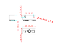 Módulo Escáner de Código QR AD103B Integrado, Lector de Códigos de Barras 1D 2D, CMOS 640x480, USB TTL 232 para Kiosco, Torniquete, Control de Acceso
