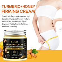 Crème Sculptante au Curcuma et au Gingembre FDOB en Gros, OEM, Anti-Cellulite, Raffermissante, pour Massage du Ventre et des Cuisses, Conforme CPNP UE, Logo Personnalisé