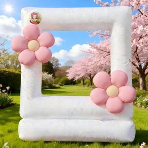 Matelas gonflable auto-alimenté de 1,5 m de haut pour <span class=keywords><strong>cabine</strong></span> photo, symbole animalier de dessin animé SPH, lit gonflable durable en forme de cheval - Product Image 4