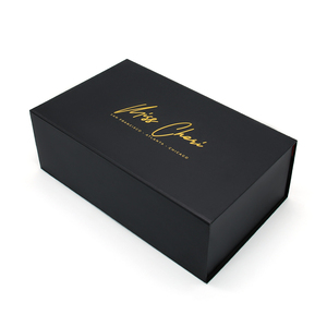 Tùy chỉnh màu Đỏ trường hợp khó khăn từ đóng cửa gấp quà tặng bao bì hộp giấy tráng với chèn - Product Image 3