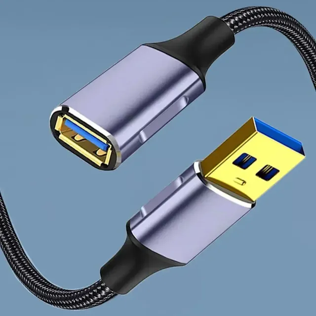 USB 3.0 High-Speed 5Gbps Extension Cable PVC Male Female Data Sync Cable for Computer Printer Scanner Keyboard Mouse Hard Drive
