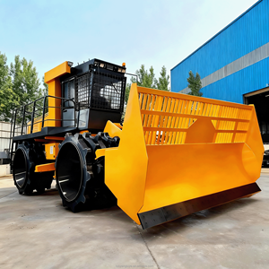 YSL230 mesin pemadat pelat Diesel 23 Ton profesional untuk tempat pembuangan sampah Solid Kota menampilkan Motor pompa bantalan mesin - Product Image 3