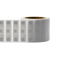 Etiquetas RFID UHF de 73*21 mm, Chip 7U H10, Etiqueta RFID Adhesiva para Seguimiento de Inventario